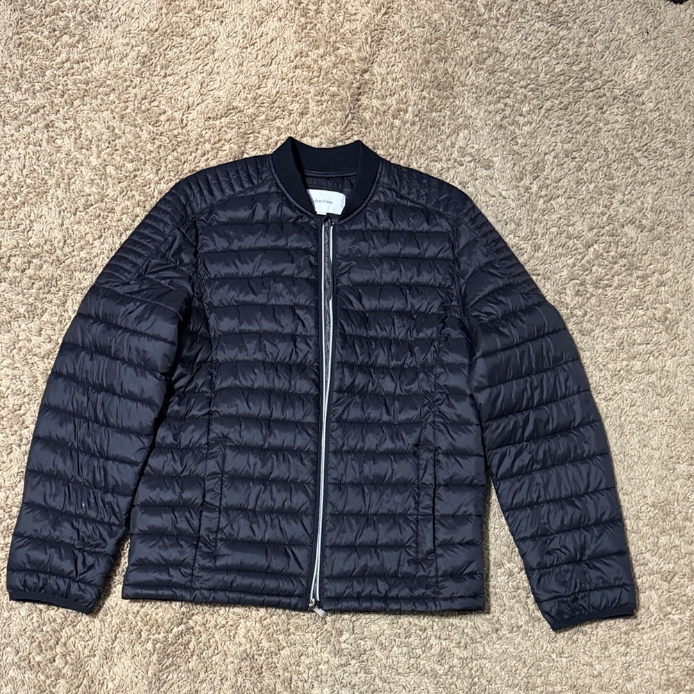 Calvin Klein Men's Black Quilted Jacket